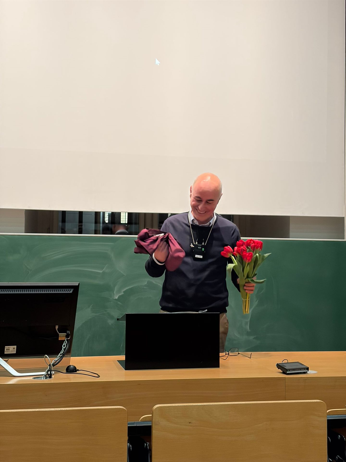Achim Wambach beim Vortrag von Let’s Talk Economics.